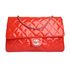 Chanel Clutch on Chain, &pound;1,985, Handbags, Red, Patent Leather, Front view